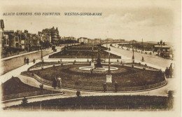 England Weston-super-Mare - Beach Gardens & Fountain - Weston-Super-Mare