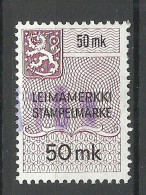 FINLAND FINNLAND Stempelmarke Documentary Tax Taxe 50 Mk. O - Revenue Stamps