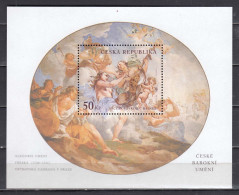 Czech Rep. 2001 - Art Of The Baroque, Mi-Nr. Block 15, MNH** - Nuevos