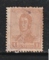 ARGENTINE 1393 // YVERT 197A // 1916 - Used Stamps