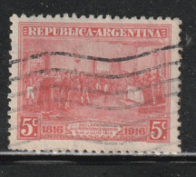 ARGENTINE 1395 // YVERT 201A // 1916 - Oblitérés