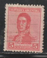 ARGENTINE 1399 // YVERT 217A // 1917 - Used Stamps