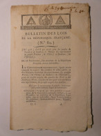 BULLETIN DES LOIS DE 1794 - BIENS DES DETENUS PRISONNIERS - COMMISSION POPULAIRE BORDEAUX - PORTIEZ JOUBERT SAMBRE MEUSE - Wetten & Decreten