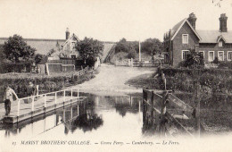 Marist Brother's College - Grove Ferry - Canterbury - Le Ferry - Canterbury