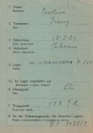 TESSERA RICONOSCIMENTO LAGER VI C - Vivevano Ufficiali Serbi Di Fede Ebraica Internati Nel Campo UFF. OFLAG VI C - Documents