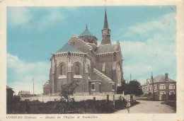 Postcard France Somme > Combles Abside De L'Eglise Et Presbytere - Combles