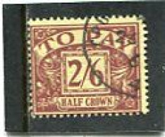 GREAT BRITAIN - 1959 POSTAGE DUE  CROWNS  WMK  2/6   FINE USED - Impuestos