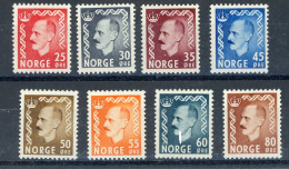 Norway MH 1950-51 King Haakon VI - Nuovi