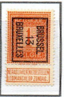 Préo Typo  BRUXELLES 13 - Sobreimpresos 1912-14 (Leones)