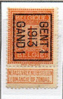 Préo Typo  GAND 13 - Typo Precancels 1912-14 (Lion)