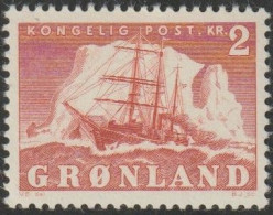 Greenland 1950 The Arctic Vessel "Gustav Holm"  2k MNH - Ongebruikt