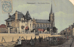 CPA 80 VIGNACOURT RUE GODARD DUBUC - Vignacourt