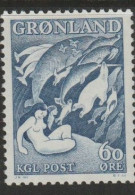 Greenland 1957 "Mother Of The Sea"  MNH - Unused Stamps