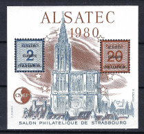 FRANCE 1980: Feuillet "ALSATEC" Neuf** - Esposizioni Filateliche