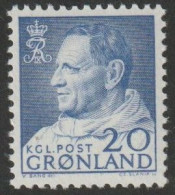 Greenland 1963 -1964 King Frederik IX 20o MNH - Ongebruikt