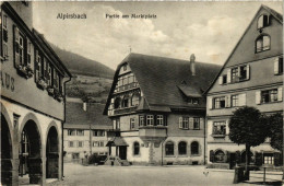 CPA AK ALPIRSBACH Partie Am Marktplatz GERMANY (863525) - Alpirsbach