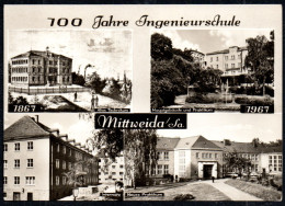 G3064 - Mittweida Ingenieursschule Anlaßkarte - Erhard Neubert Karl Marx Stadt - Mittweida