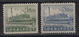 Suede - Poste Locale - Lot De 2 ** Neufs Sans Charniere - Norrkopings - Local Post Stamps