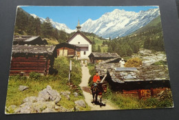 Kühmad Im Lötschental 1633 M;M*otschenlücke, Sattelhorn, Schinhorn - Photo Klopfenstein, Adelboden - # 45964 - Saint-Luc