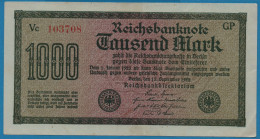 DEUTSCHES REICH 1000 MARK 15.09.1922 GP # VC 103708  P# 76g - 1.000 Mark