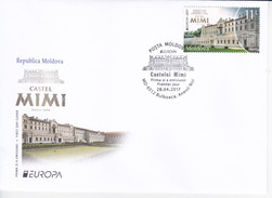 2017  Moldova  Moldavie  Europa  Castles  Wine Hause   FDC - 2017