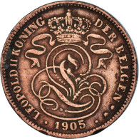 Monnaie, Belgique, 2 Centimes, 1905 - 2 Cent