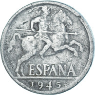 Monnaie, Espagne, 10 Centimos, 1945 - 10 Céntimos