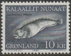 Greenland 1984 10k Wolffish MNH - Nuevos