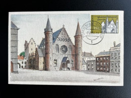 NETHERLANDS 1964 BINNENHOF MAXIMUM CARD NEDERLAND - Cartoline Maximum