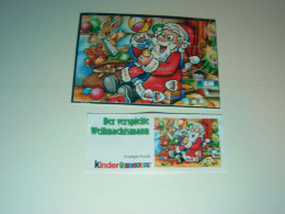2000 Ferrero - Kinder Surprise - 654361 - Der Verspielte Weihnachtsmann - Puzzle + BPZ - Monoblocs