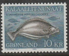 Greenland 1985 10k Greenland Halibut MNH - Unused Stamps