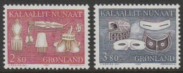 Greenland 1987 2.80 & 3.80 Ethnographyr MNH - Neufs