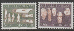 Greenland 1988 5.00 & 10.00k Ethnographyr MNH - Ongebruikt