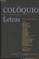 Coloquio/Letras N°117-118 Setembro-dezembro 1990 - Homenagem A Mario De Sa-Carneiro - Suicidaria Modernidade - O Sr. Rol - Culture