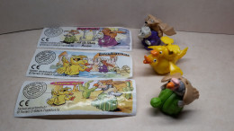 2001 Ferrero - Kinder Surprise - Spielzeug Mit Flugeln - Complete Set + 3 BPZ's - Monoblocs