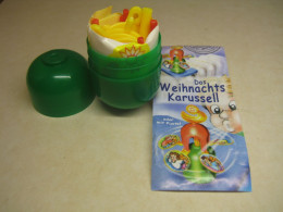 2000 Ferrero - Kinder Surprise - 654299 - Das Weihnachtskarussell + BPZ - Monoblocs