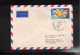 Wallis Et Futuna 1988 Interesting Airmail Letter FDC - Storia Postale