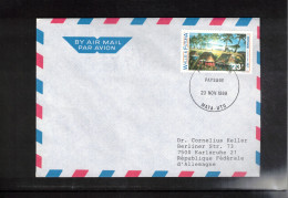 Wallis Et Futuna 1989 Interesting Airmail Letter FDC - Briefe U. Dokumente