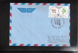 Wallis Et Futuna 1989 Interesting Airmail Letter FDC - Briefe U. Dokumente