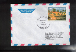 Wallis Et Futuna 1990 Interesting Airmail Letter FDC - Briefe U. Dokumente