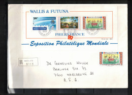 Wallis Et Futuna 1989 Interesting Registered Letter - PHILEXFRANCE - Cartas & Documentos