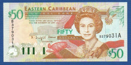 EAST CARIBBEAN STATES - Antigua - P.34A – 50 Dollars ND (1994) UNC, S/n B379031A - East Carribeans