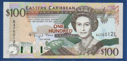 EAST CARIBBEAN STATES - St. Lucia - P.35L – 100 Dollars ND (1994) UNC, S/n B476012L - East Carribeans