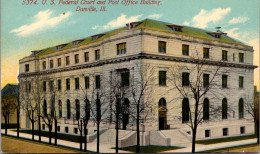 Illinois Danville U S Federal Court And Post Office - Andere & Zonder Classificatie