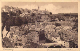 LUXEMBOURG - Faubourg Du Grund Et Ville Haute - Carte Postale Ancienne - Luxemburgo - Ciudad