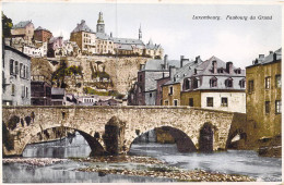 LUXEMBOURG - Faubourg Du Grund - Carte Postale Ancienne - Luxembourg - Ville