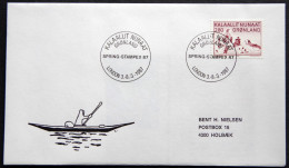 Greenland 1987 SPECIAL POSTMARKS.SPRING-STAMPEX 87 LONDON 3.-8.-3-1987 ( Lot 949) - Covers & Documents