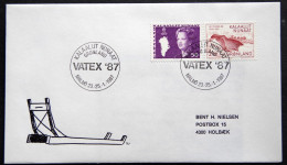 Greenland 1987 SPECIAL POSTMARKS.VATEX 87 MALMØ  23-25.-3-1987 ( Lot 879) - Storia Postale