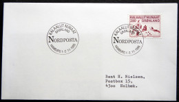 Greenland 1986 SPECIAL POSTMARKS. NORDPOSTA HAMBURG  1-2-11 1986( Lot 886) - Cartas & Documentos