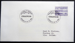 Greenland 1986 SPECIAL POSTMARKS. ESBJERG 86  ESBJERG 24-26-10 1986 ( Lot 886) - Covers & Documents